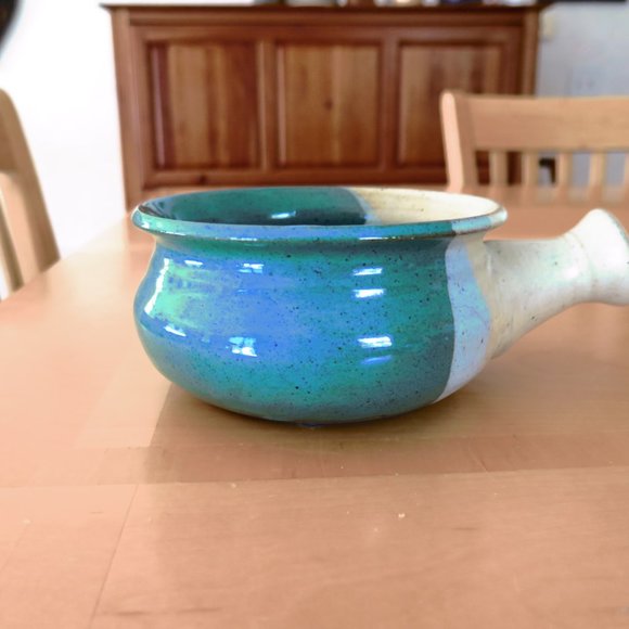 Handmade Pottery French Onion Chili Soup Mug Bowl - Picture 3 of 11